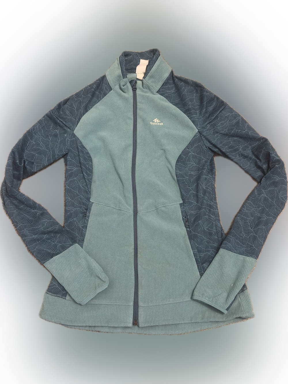 Quechua Women’s Grid Fleece Full-Zip Jacket by Decathalon